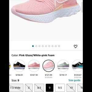 Beautiful pink comfy shoes!! Brand new!! They didn’t fit me unfortunately